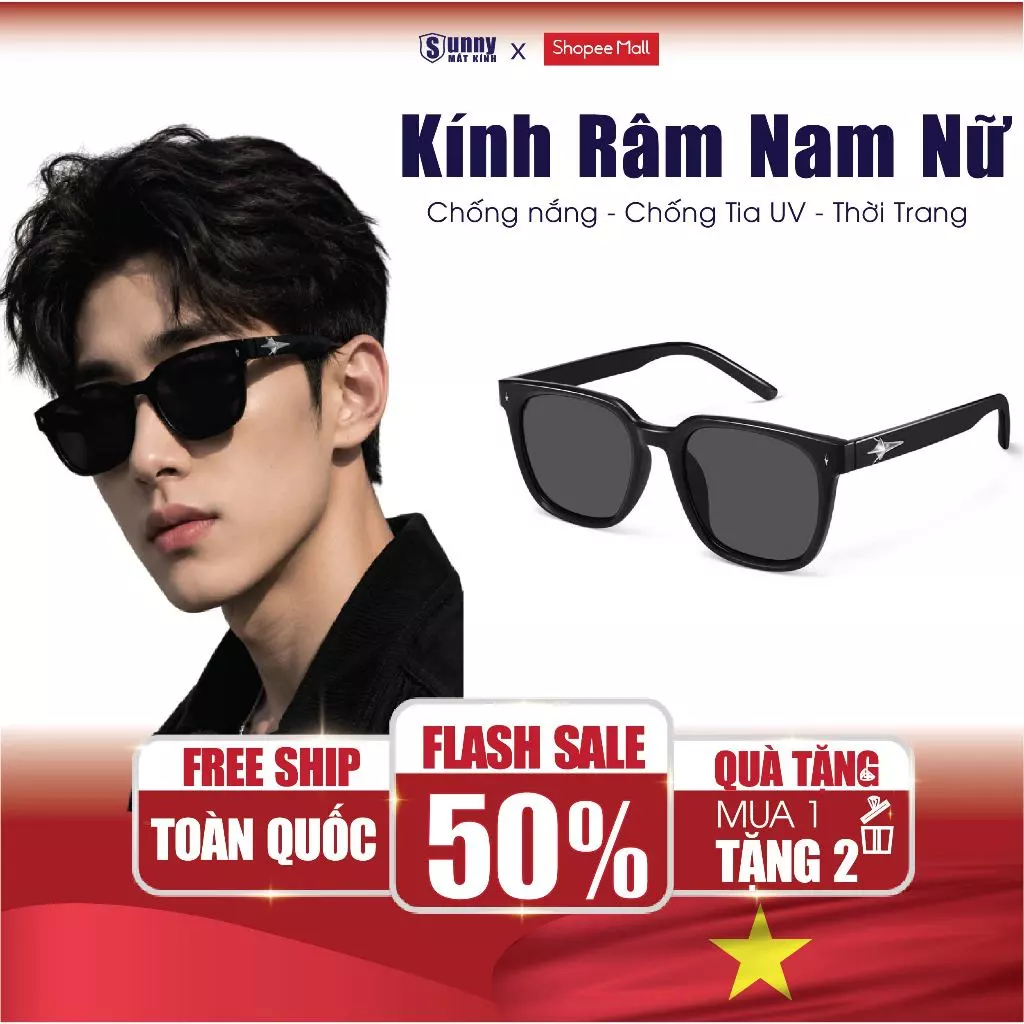 Kính Râm Thời Trang Nam Nữ Chống Nắng Chống Tia Uv Phụ Kiện Thời Trang Đi Học Đi Làm Đi Chơi
