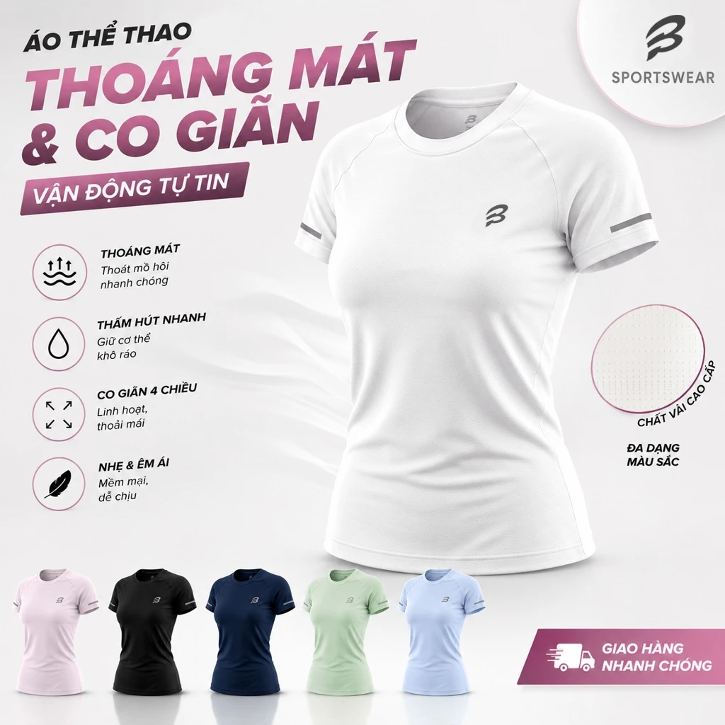 Áo Thể Thao Training Bumbee Basic Nam Nữ Thi Đấu Chuyên Nghiệp Phù Hợp Đội Nhóm Màu Pastel (168)