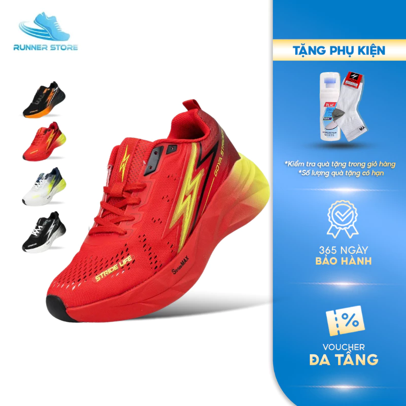 Giày thể thao chạy bộ nam nữ Goya Strides 3 năm 2026 - Phiên bản siêu êm, siêu thoáng khí