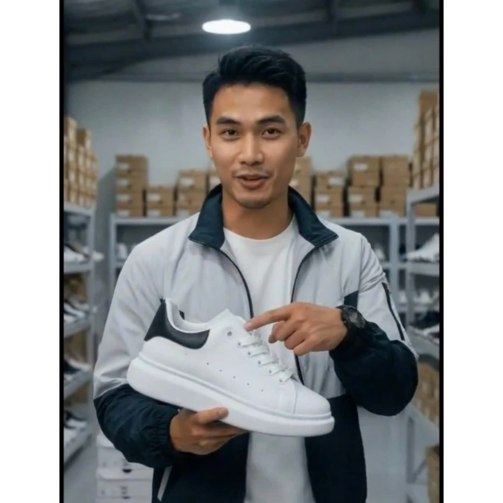 [Size 39-44] - Fullbox Giày thể thao màu trắng, phong cách trẻ trung, năng động, dễ Mix đồ.