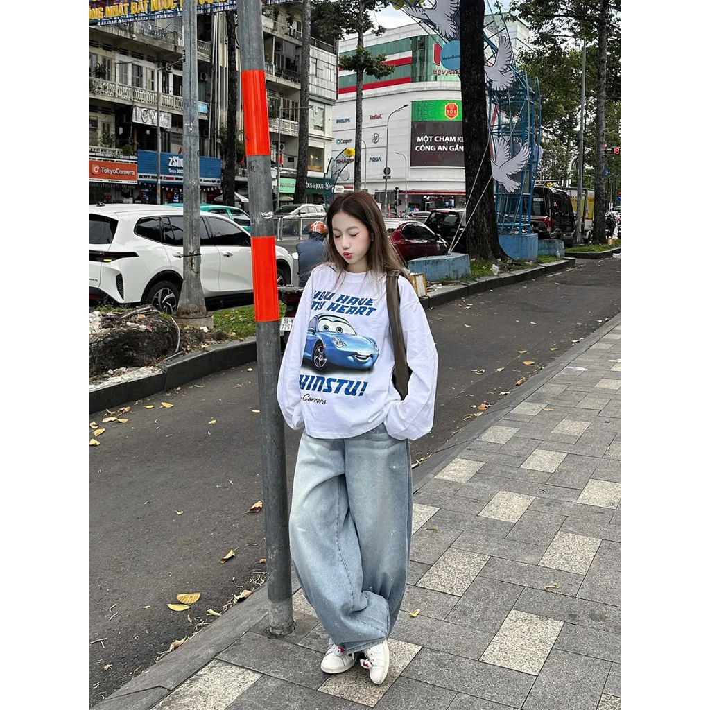 Áo Thun Tay Dài Hàng Cao Cấp Cotton 270gsm Unisex Form Rộng - Warstudios