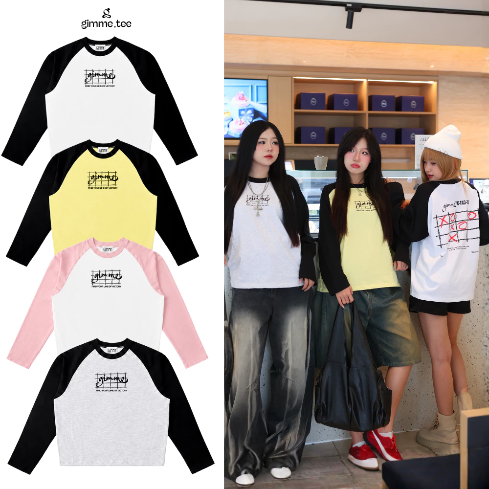 [Mở bán] Áo Thun Tay Dài Raglan Form Boxy Cotton Xịn - Cờ Caro - Premium Cotton 250gsm - Áo Longsleev Boxy Unisex GMTD19