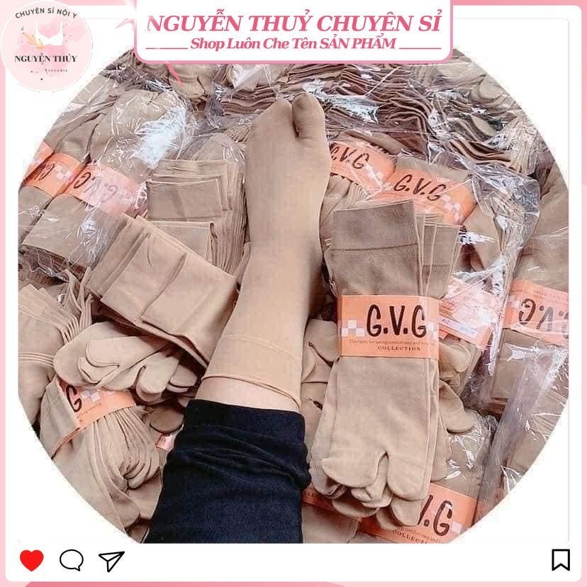 [Peinn] Set 10 đôi tất, vớ màu da GVG xỏ ngón siêu dai, dày dặn, chống nắng, ủ kem, giữ ấm, mềm mịn