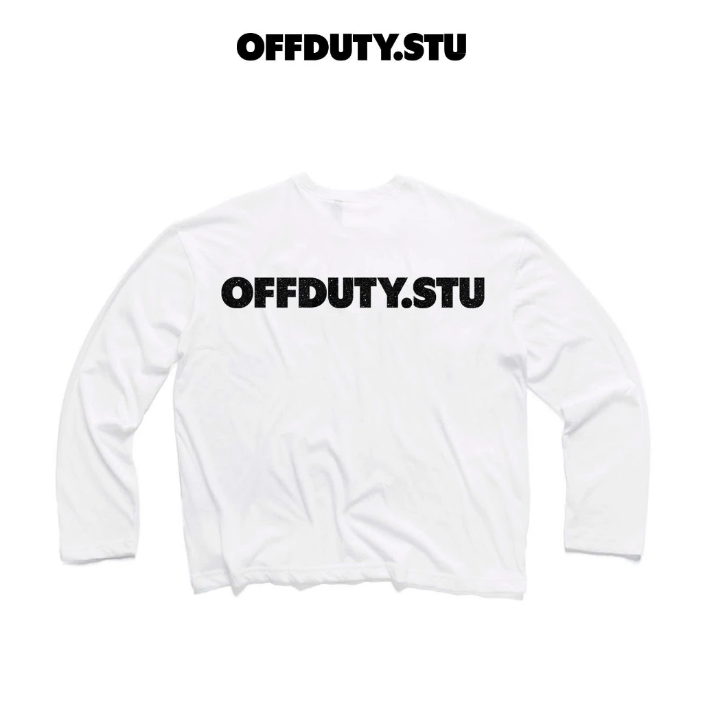 [DEAL Mở Bán] Offduty Statement Long Tee - Áo Thun Tay Dài In Kim Tuyến Cotton Giấy OFFDUTY.STU