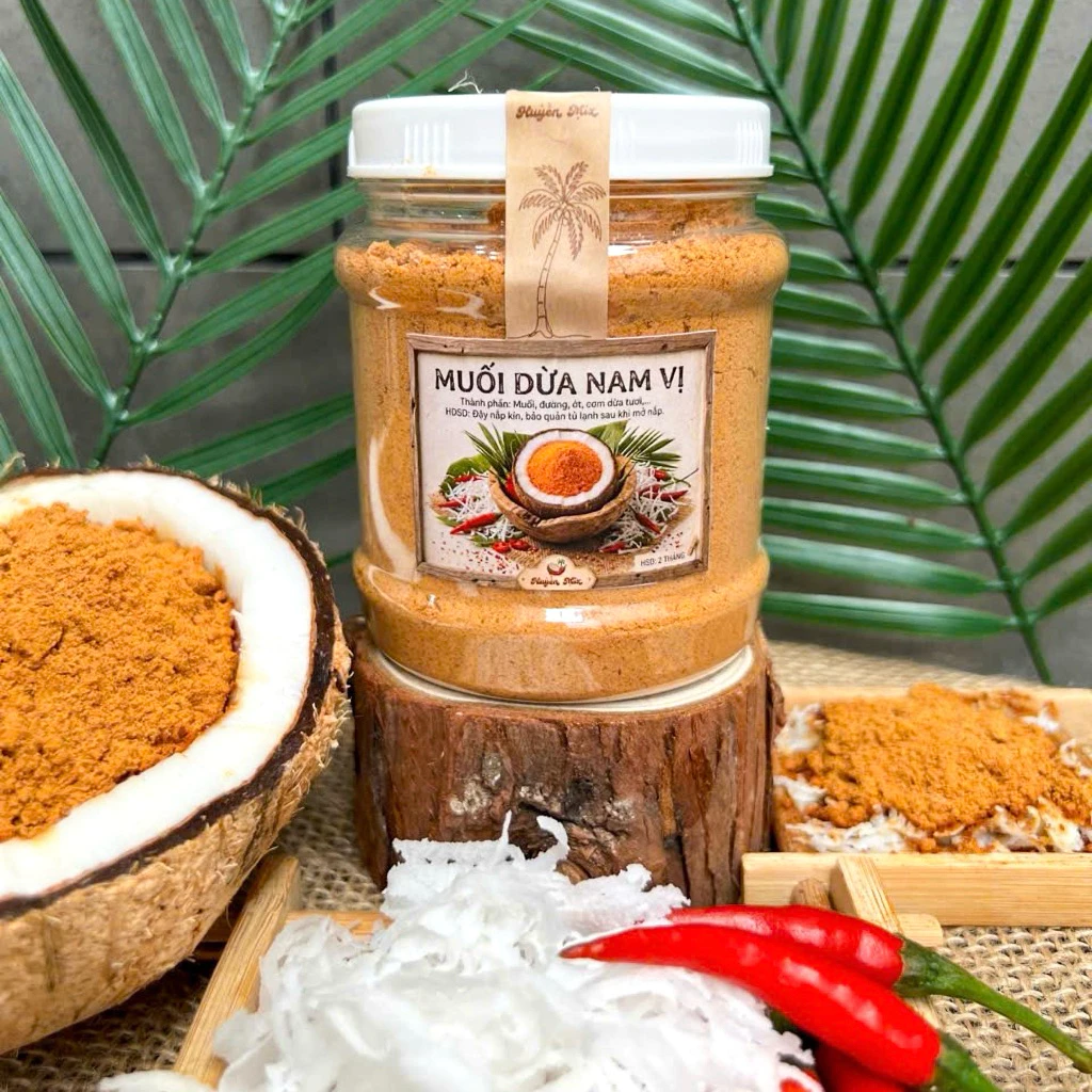 (M2) Muối Dừa Nam Vị Độc Quyền - Đặc Sản Tây Ninh Huyền Mix