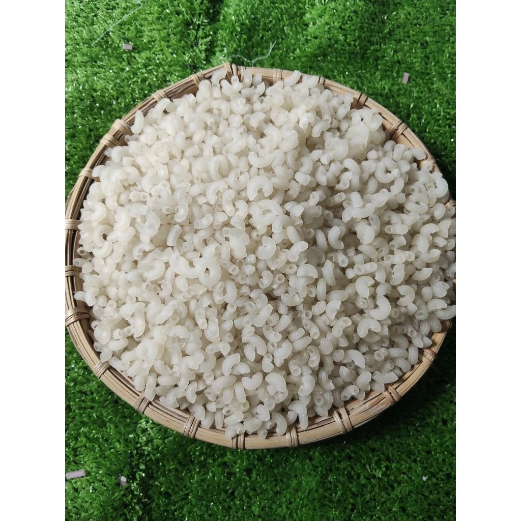Nui ngắn trắng bao 10kg dai ngon không chua không bở