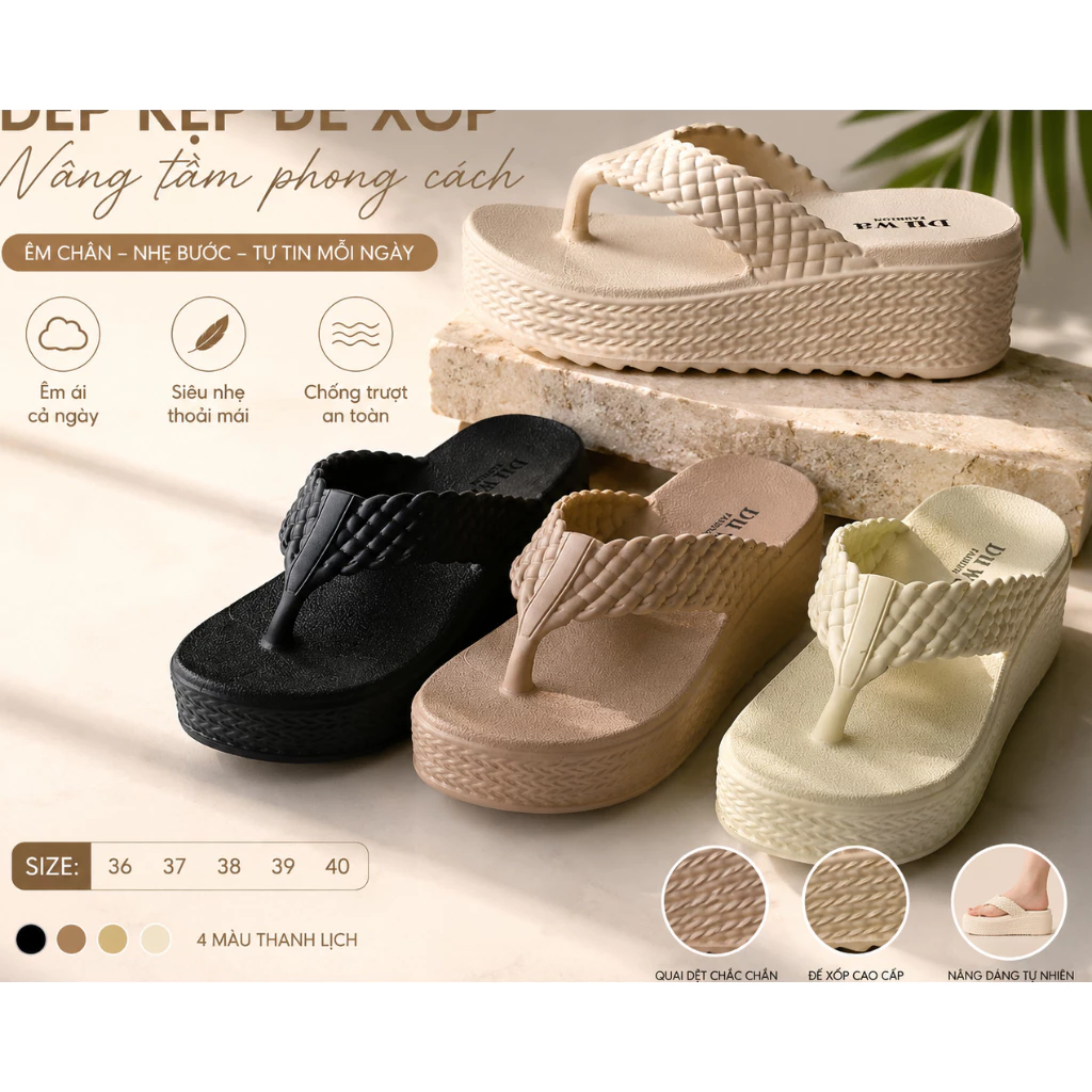 DÉP XỎ NGÓN DUWA NHỰA CAO 6CM