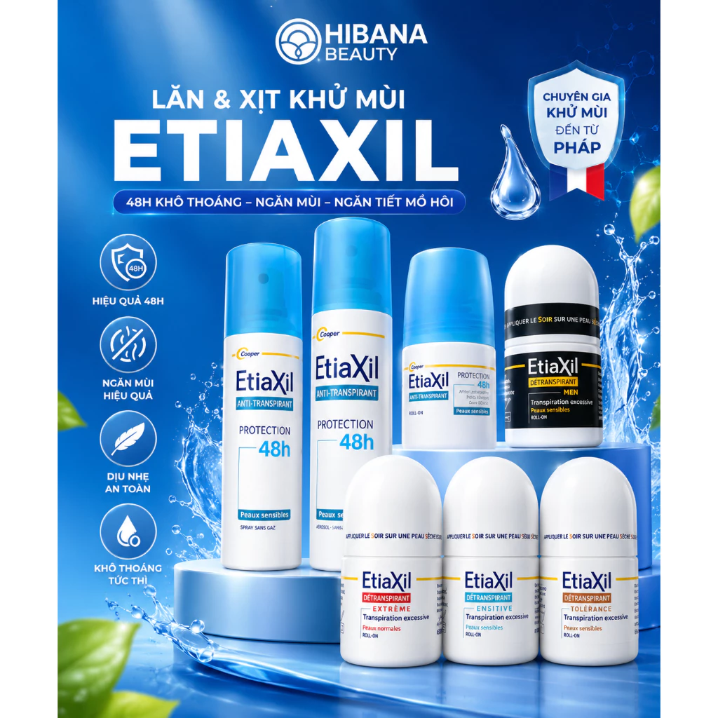 Lăn Khử Mùi Và Ngăn Mồ Hôi Chuyên Sâu Etiaxil