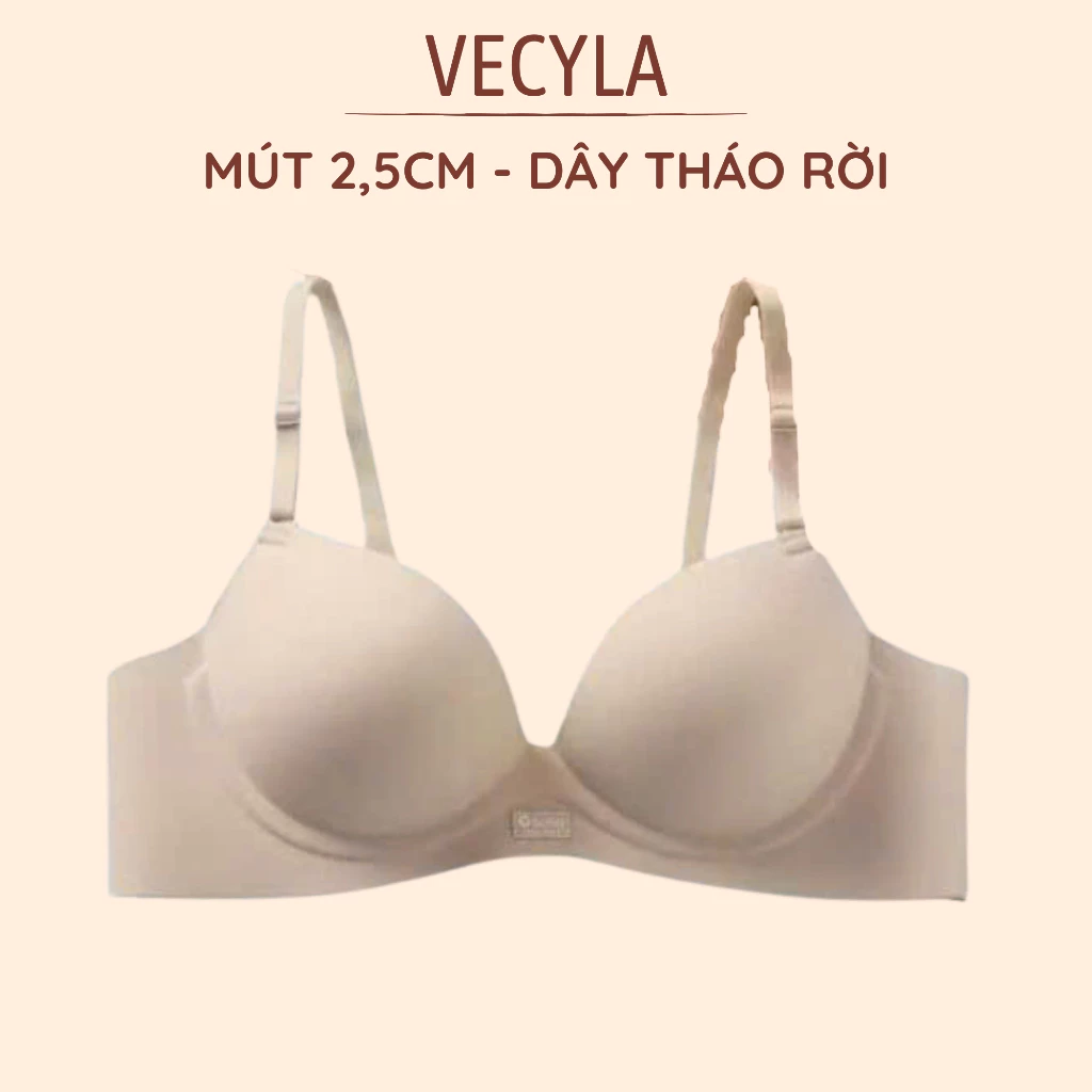 Áo lót su non VEYCLA cao cấp A 0168 - Áo ngực đệm vừa không gọng, nâng ngực chống xệ