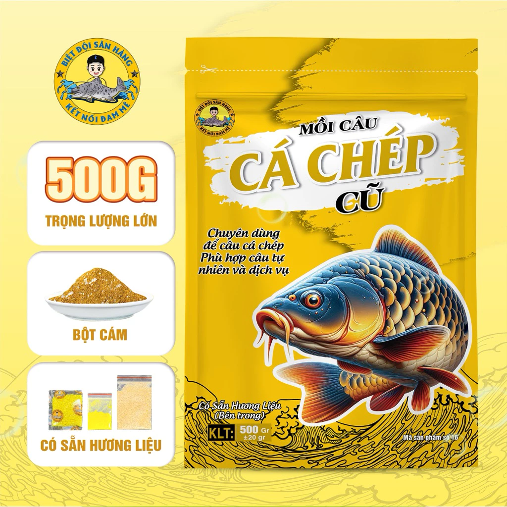 [BĐSH] Mồi Câu Cá Chép Cũ - Chép Khôn