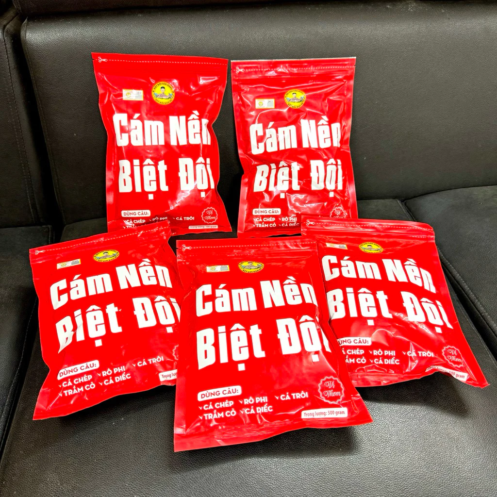 [BĐSH] COMBO 5 Gói Cám Nền Biệt Đội Vị Thơm - Chuyên Dùng Câu Cá Dịch Vụ và Tự Nhiên