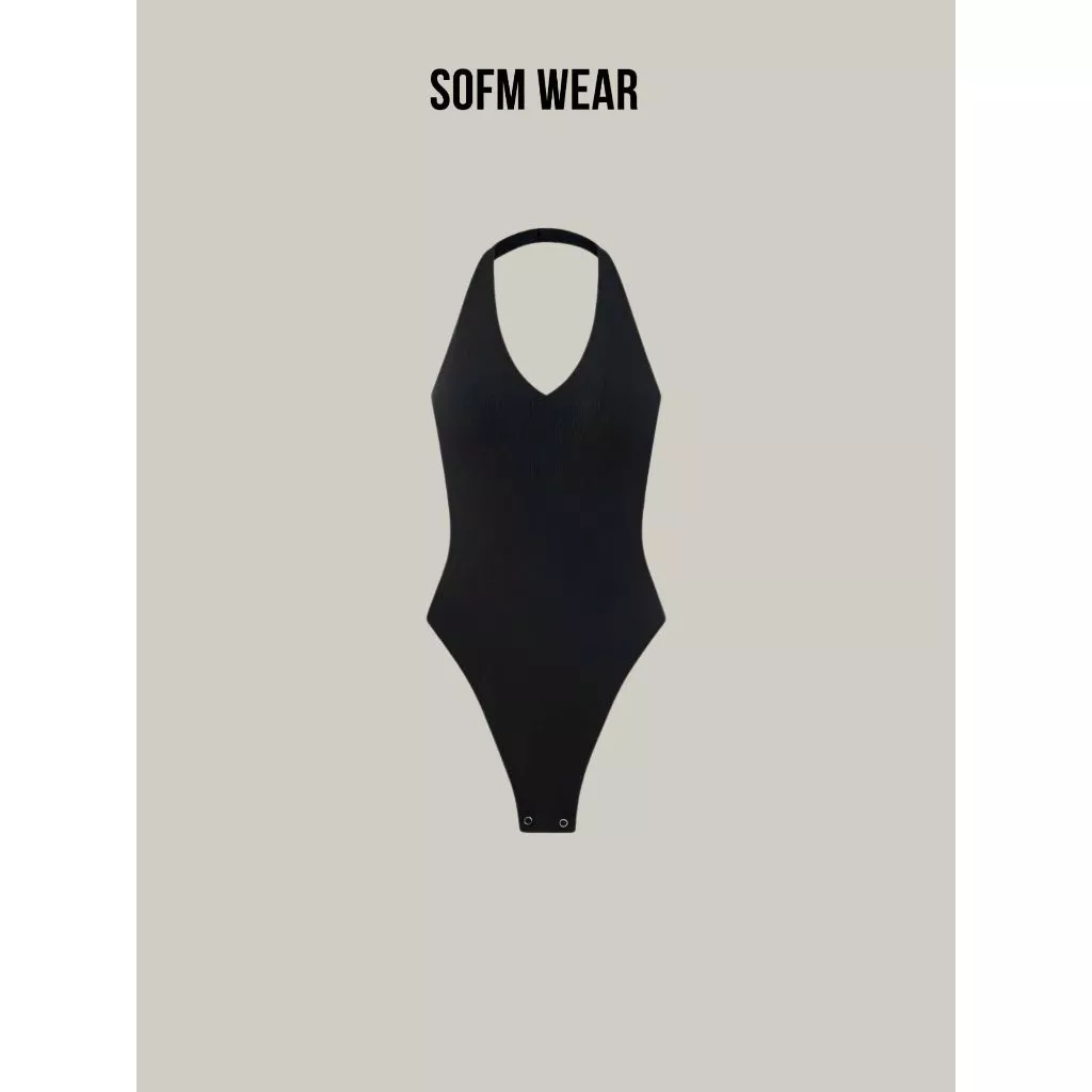Áo Bodysuit cổ yếm Sofm Wear