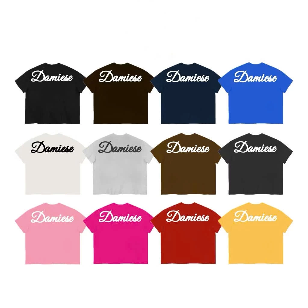 Áo phông nữ tay lỡ unisex DAMIESE, Áo thun nam nữ form rộng mặc cặp, nhóm phong cách ulzzang