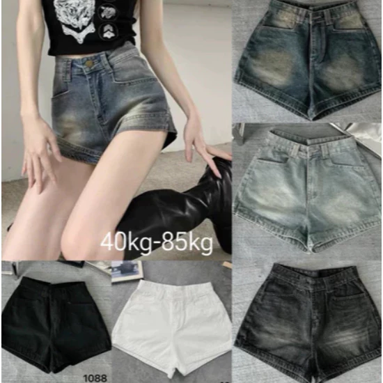 QUẦN SHORT JEANS CẠP CAO WASH BẠC HACK DÁNG SIÊU XINH [QS314M]