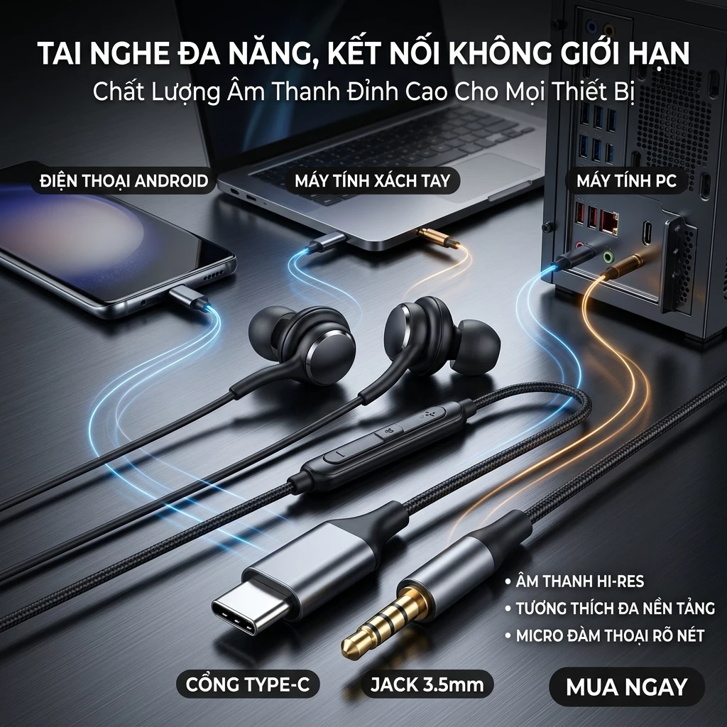 Tai Nghe A.K.G S10/S10 Plus Jack 3.5mm Có Mic Đàm Thoại Âm Thanh Hay - Bảo Hành 12 Tháng Lỗi 1 Đổi 1