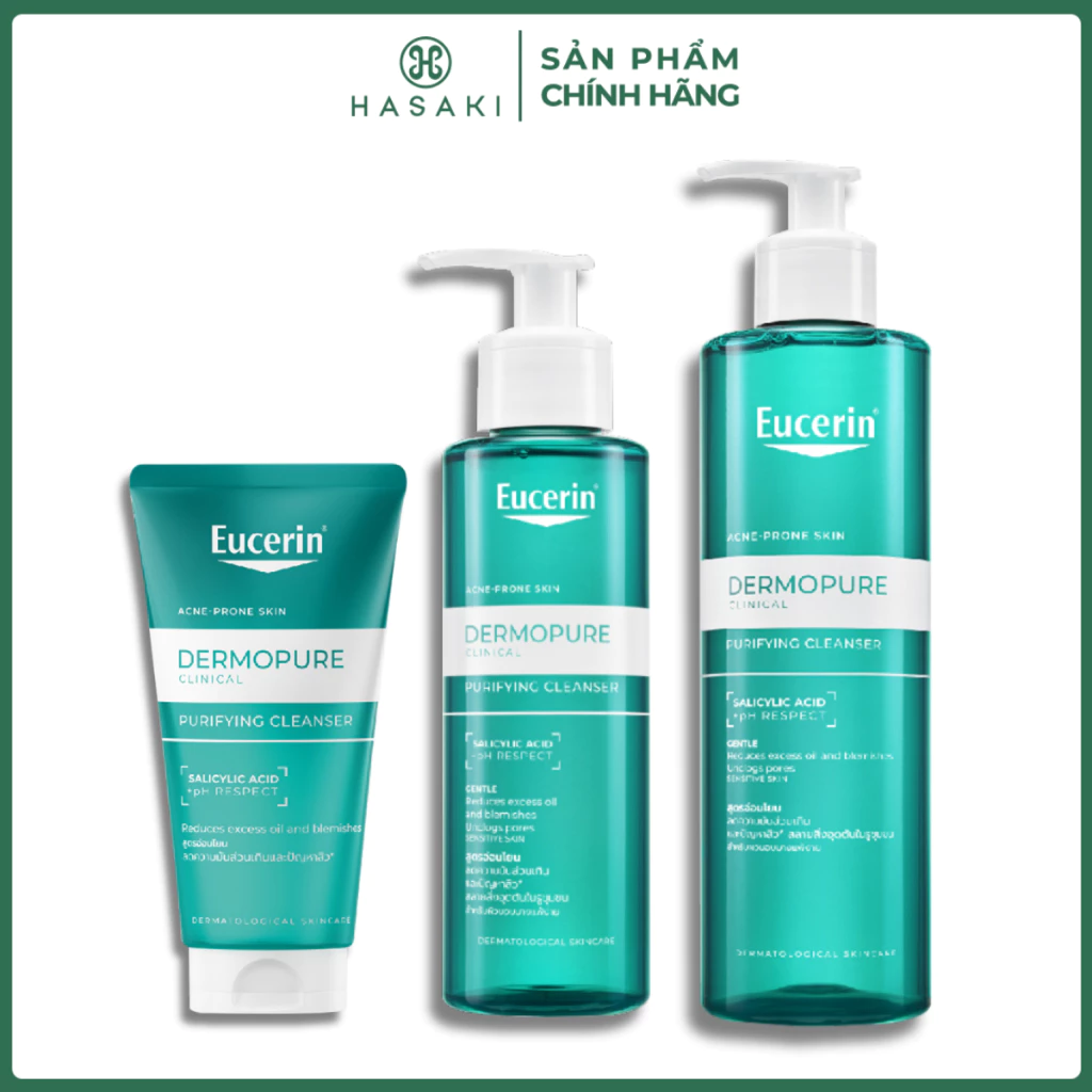 [DAILY] Sữa Rửa Mặt Eucerin Dành Cho Da Mụn ProAcne Solution Cleansing Gel Hasaki Sản Phẩm Chính Hãng
