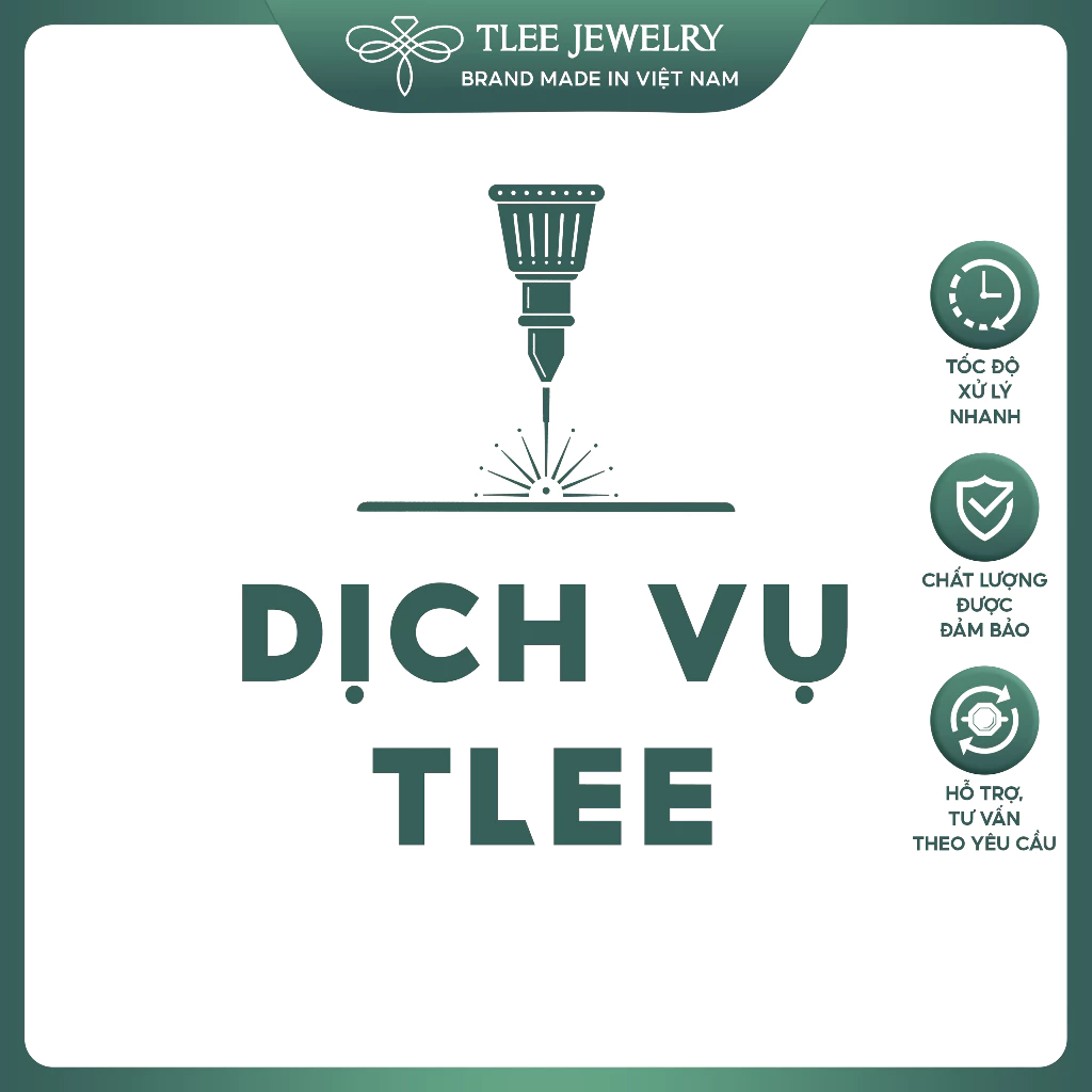 Dịch vụ theo yêu cầu TLEE JEWELRY về Nhẫn, Bông tai, Lắc tay, Lắc Chân, Dây chuyền bạc - On Demand Services