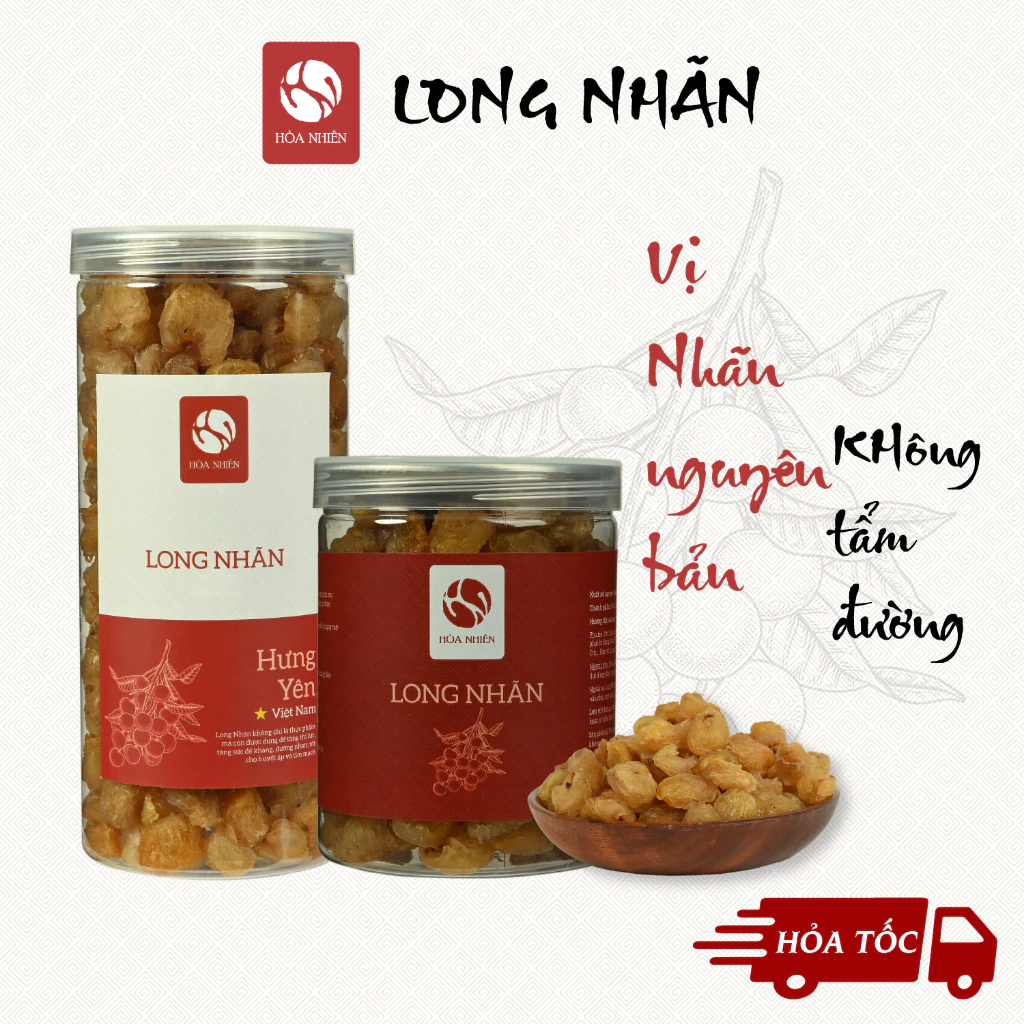 Long Nhãn Sấy Khô Loại 1 Hưng Yên, Nhãn Lồng Ôm Sen Hòa Nhiên, Long Nhãn Ôm Sen, Hạt Sen Ăn Liền