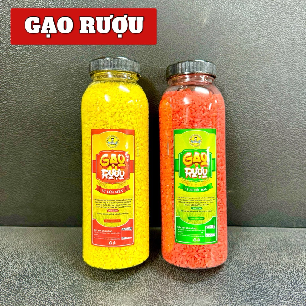 [BĐSH] Gạo Rượu Câu Cá - Mồi Dụ Cá Chép, Diếc, Trắm, Trôi Dịch Vụ và Tự Nhiên