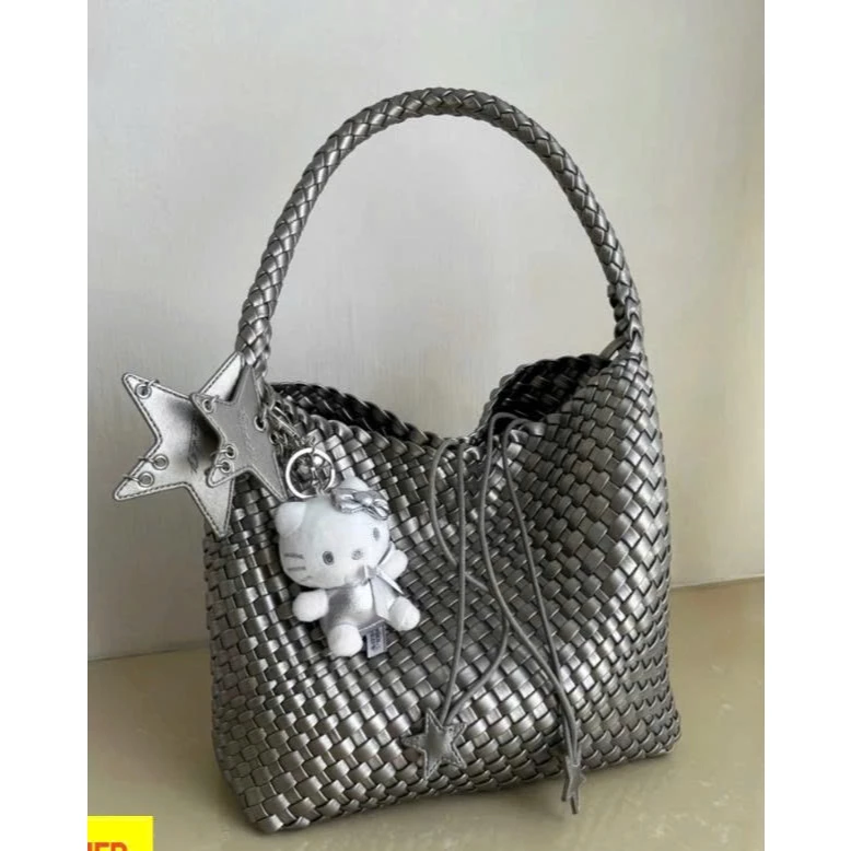 [HÀNG CÓ SẴN] Túi Ecoday Woven Bag kèm charm ngôi sao - ALISA