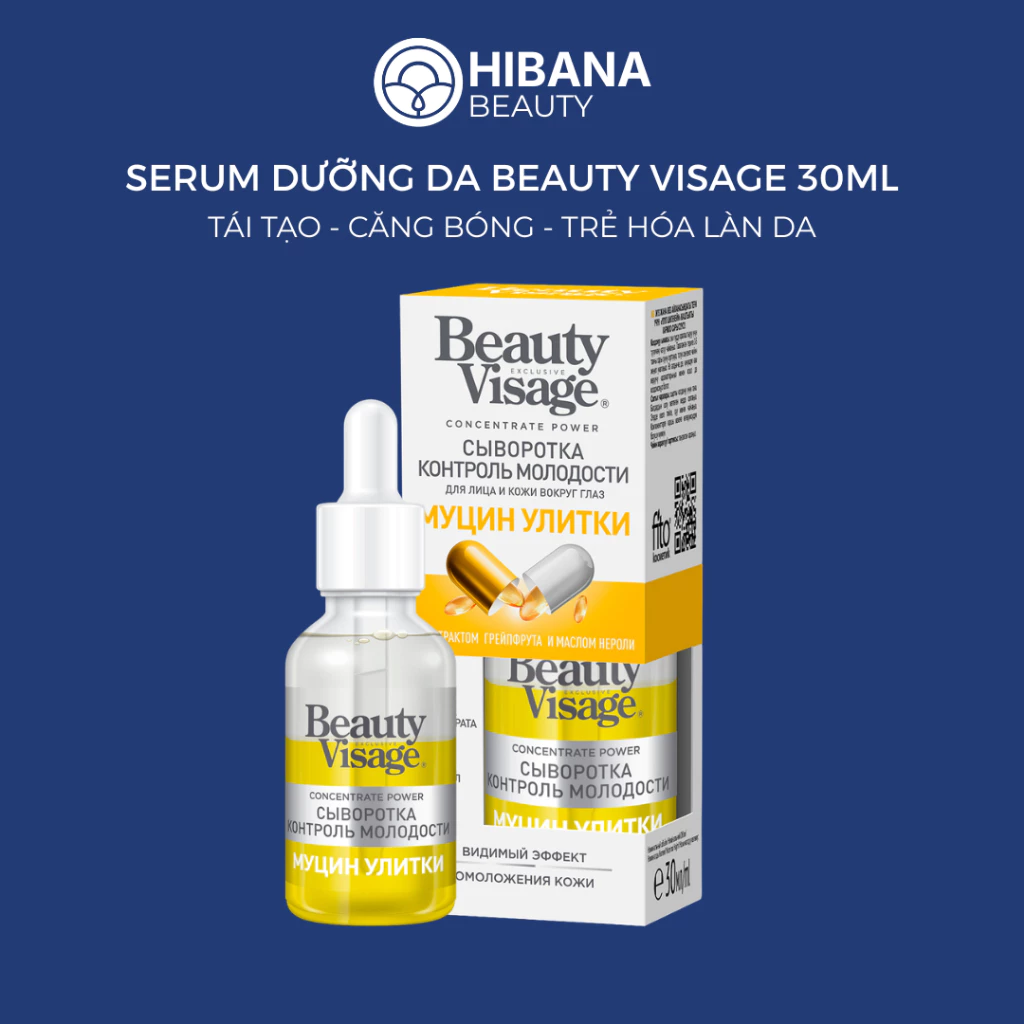 Serum Dưỡng Da Beauty Visage Với Tinh Chất Ốc Sên Giúp Tái Tạo Da, Căng Bóng Da, Làm Trẻ Hóa Làn Da