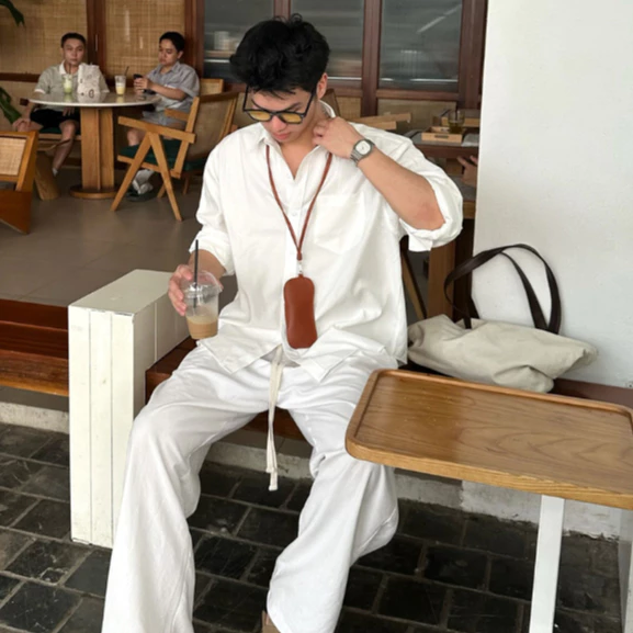 Áo Sơ Mi Dài Tay Nam Trơn Vải Oxford Dày Dặn Thấm Hút Tốt Form Oversize Halley A13