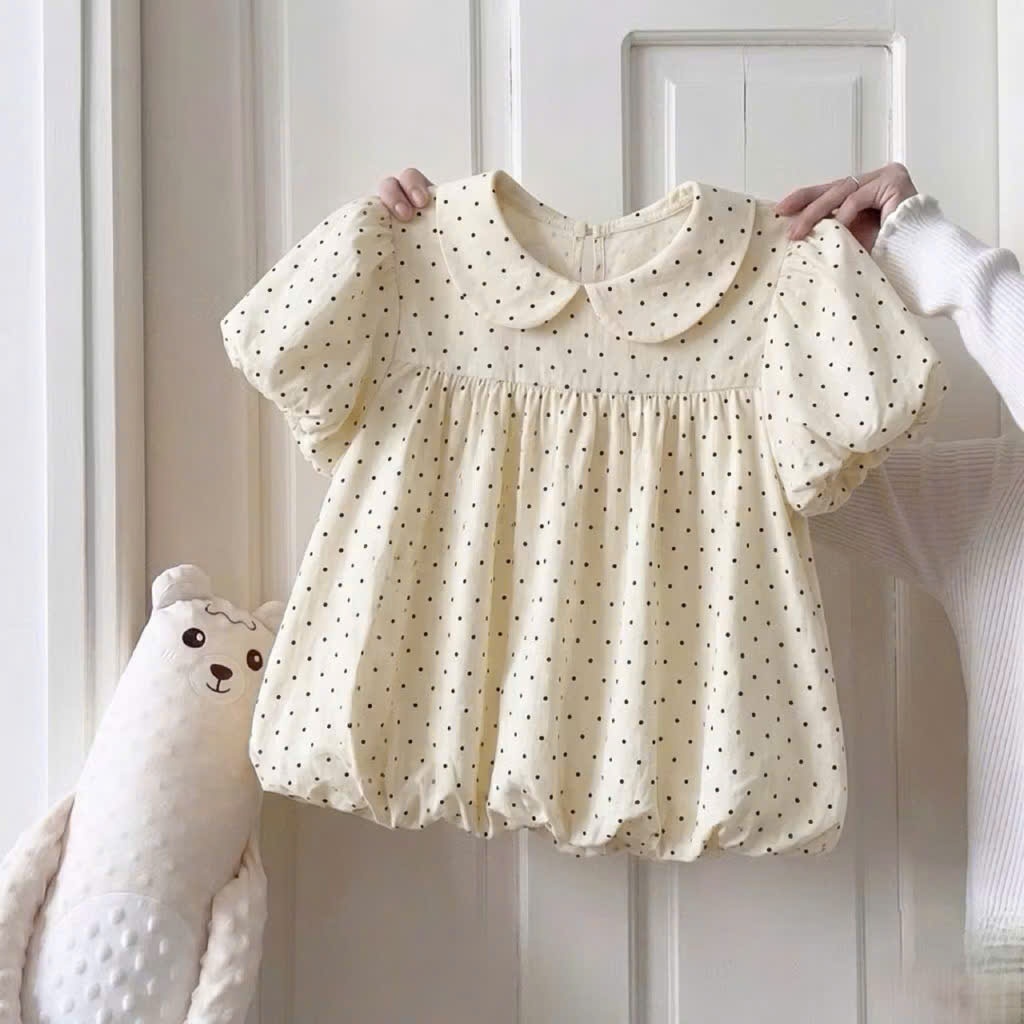 Áo babydoll Nữ Áo Bí Cổ Sen Dễ Thương [FREESHIP]🌸Áo Kiểu Nữ Tay Phồng Phong…