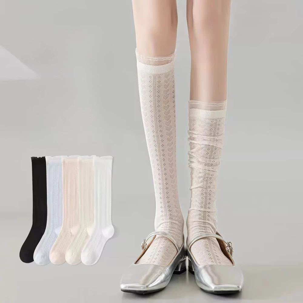 Tất vớ mỏng Hàn Quốc dành cho nữ phong cách Lolita JK dành cho mùa hè M51