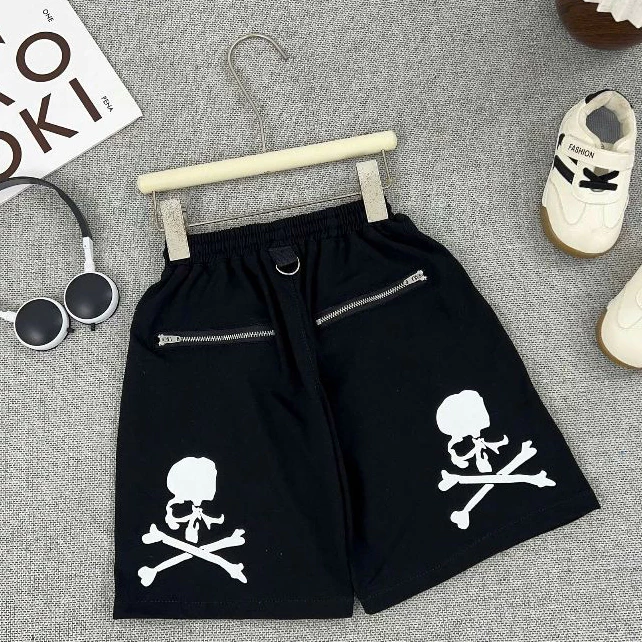 Quần Ngố Qua Gối Họa Tiết Ngầu Chất Cotton mặc Qua Gối Dễ Phối Đồ hât Liệu Vải Mềm Cotton Size Vừa Và Lớn----------