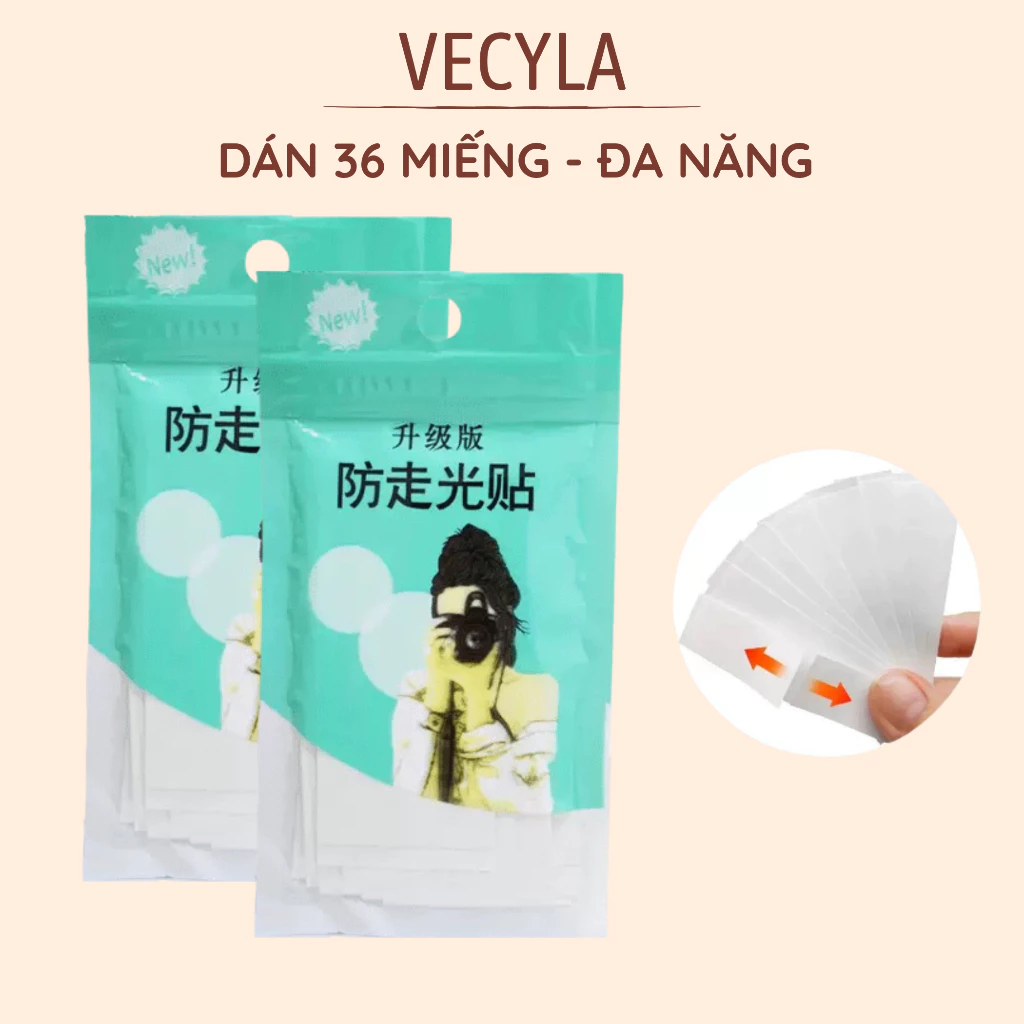 Miếng dán VECYLA Túi 36 miếng dán cố định quần áo nam nữ hot hit - miếng dán đa năng