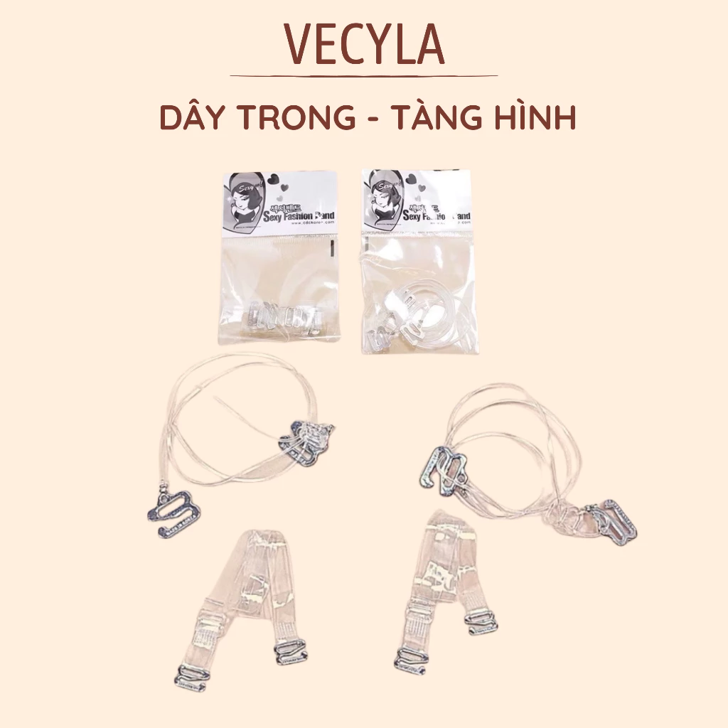 Dây áo lót sợi trong suốt VECYLA