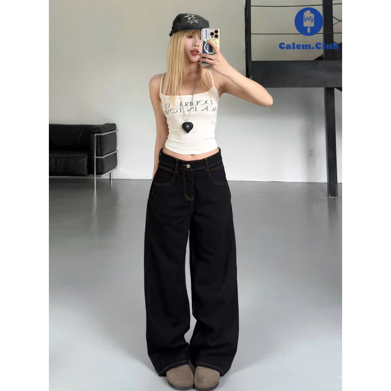 [TAG CŨ JEAN] Quần Kaki Jeans ống suông Ver 1 Calem.Club nhiều màu tôn dáng form unisex nam nữ