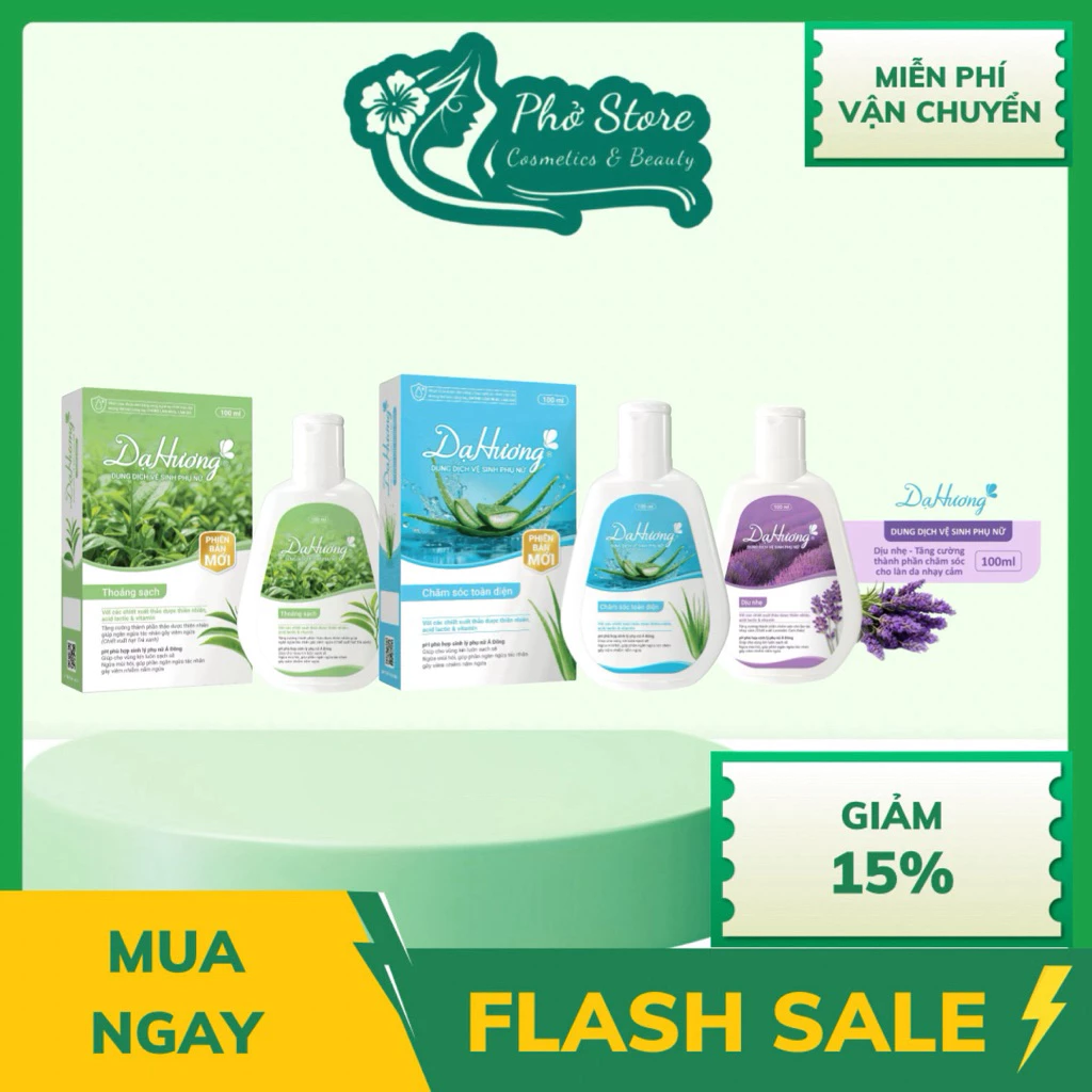 [ MỚI ] Dung Dịch Vệ Sinh Phụ Nữ Dạ Hương 100ml