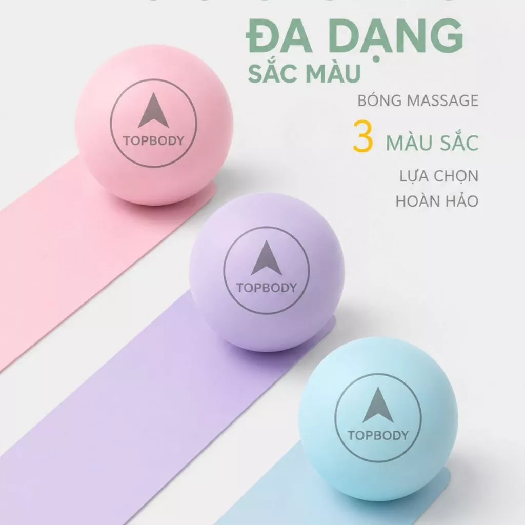 Bóng Massage Giãn Cơ Cao Cấp  Hỗ Trợ Massage Sau Tập Luyện TOPBODY BONMS04