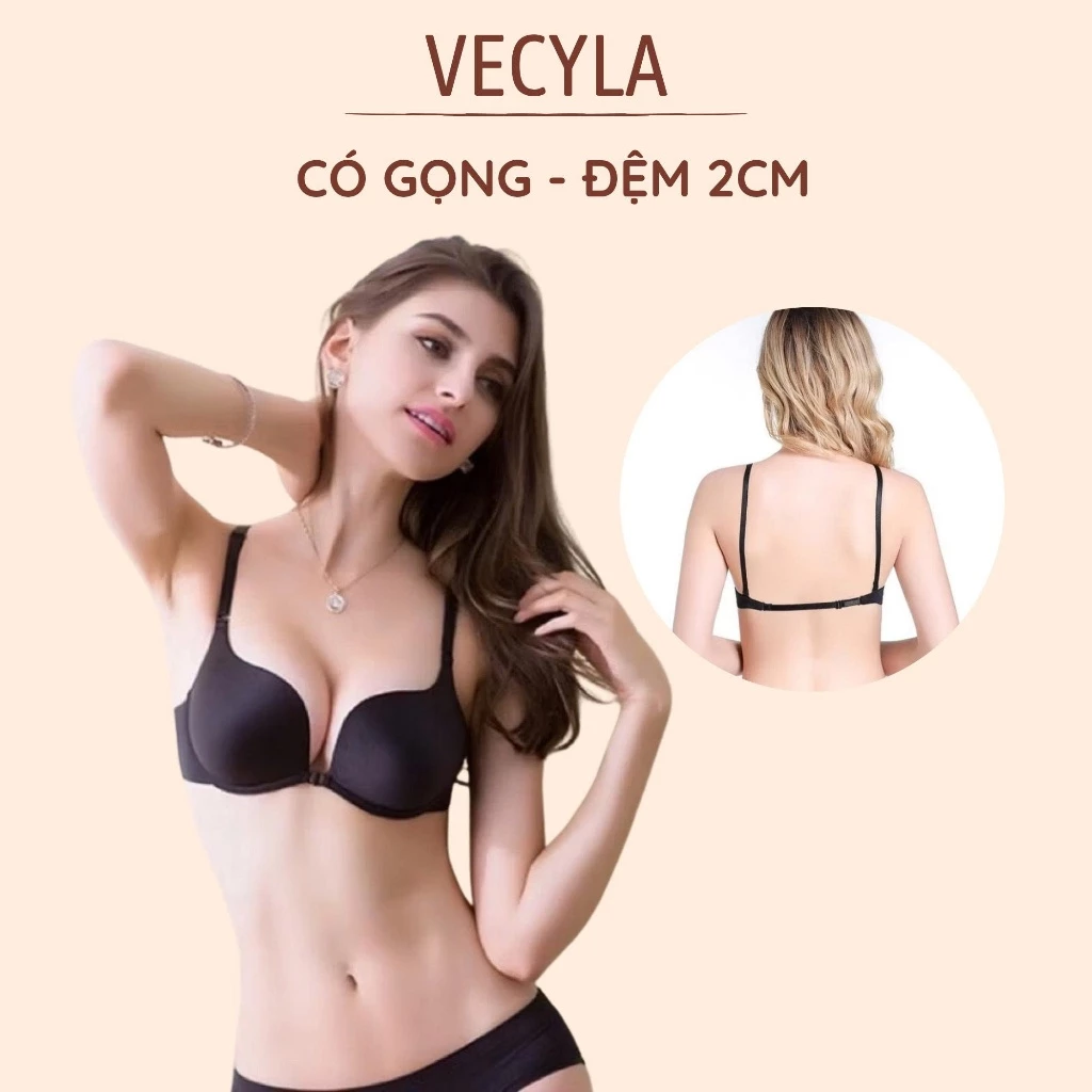 Áo Lót VECYLA Áo Ngực Đệm Vừa Cài Trước ( MS A 1501 )