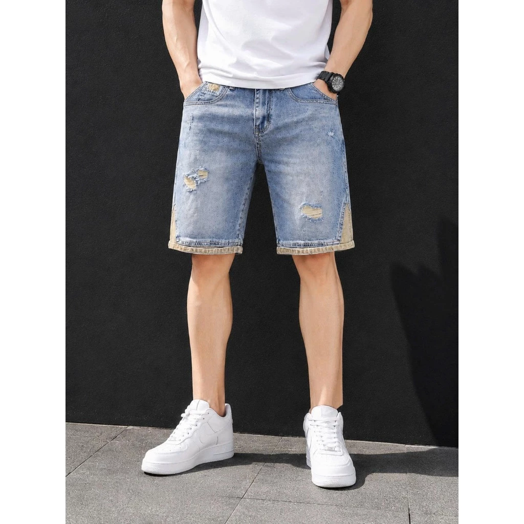 Quần short jean nam KENZA FASHION KJ158 ,Quần short nam cao cấp, vải jean cotton mềm mịn form chuẩn đẹp.