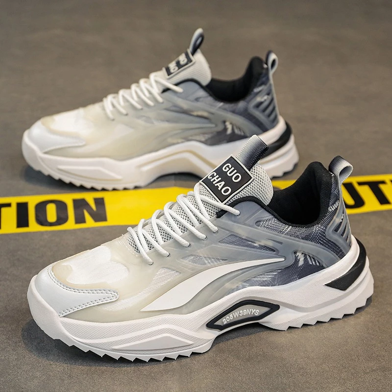 Giày sneaker nam phong cách trẻ trung năng động, phong cách độc đáo, thiết kế mới lạ, lên chân cực đẹp - 6066D