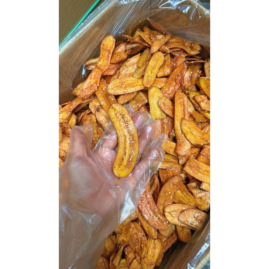 [túi 500g] CHUỐI SẤY MÈ GỪNG GIÒN🍌