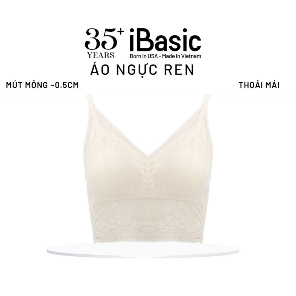 Áo lót ren bralette iBasic phom cami mút mỏng BRAY118