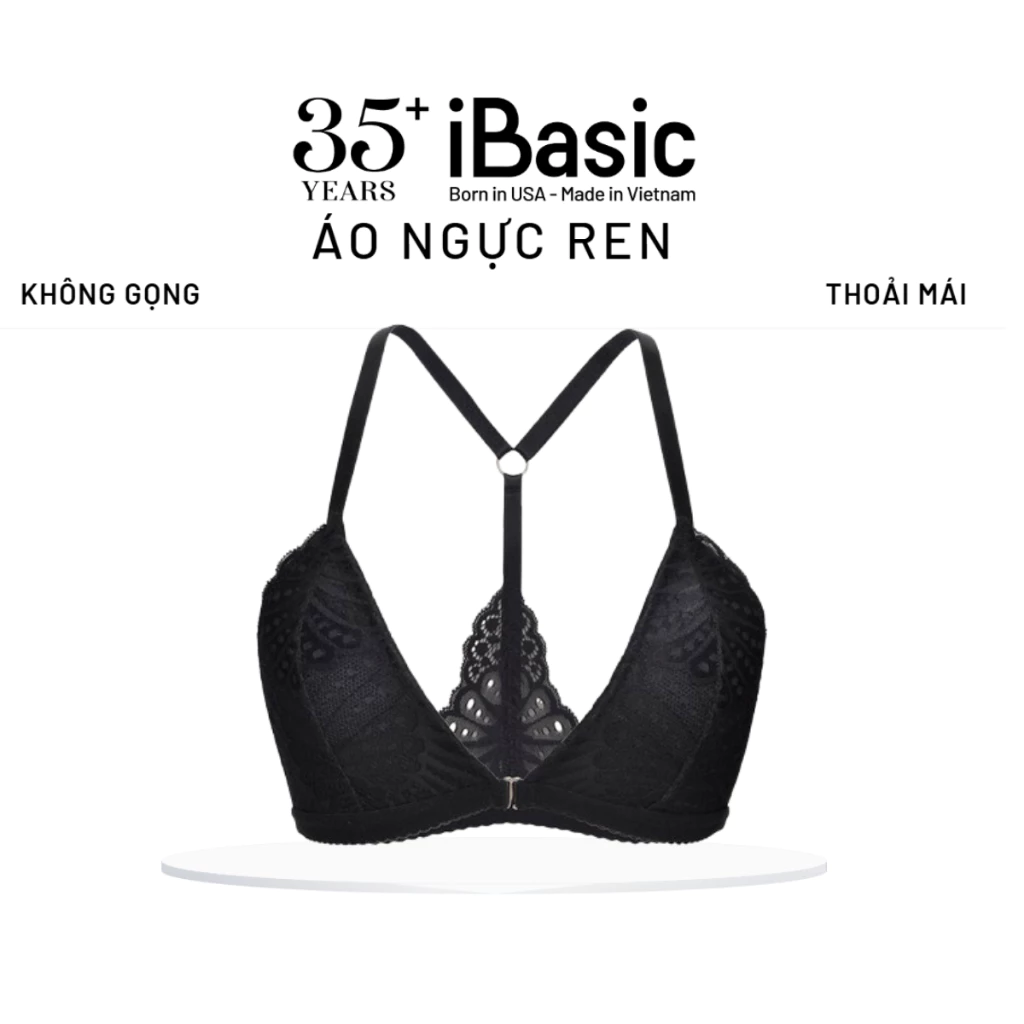 Áo bralette iBasic không gọng ren BRAY042