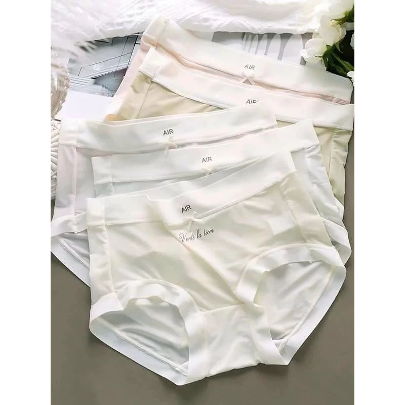 [Peinn] Set 10 Quần Nữ Su Lụa Tàng Hình Chữ Air, quần chíp nữ cạp cao mềm mịn, ôm trọn vòng 3