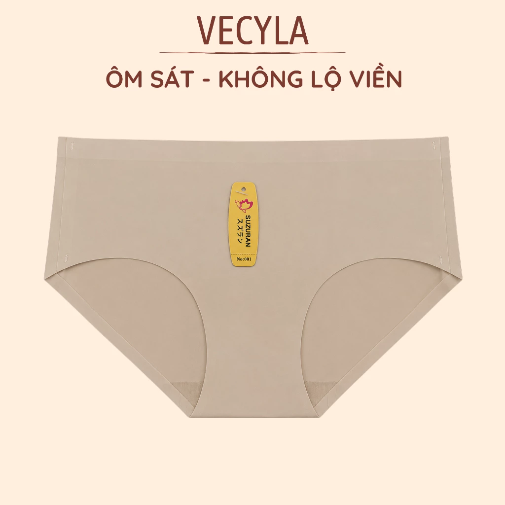 Quần Lót Nữ VECYLA Quần Lót Đúc Su Không Đường May(có size)