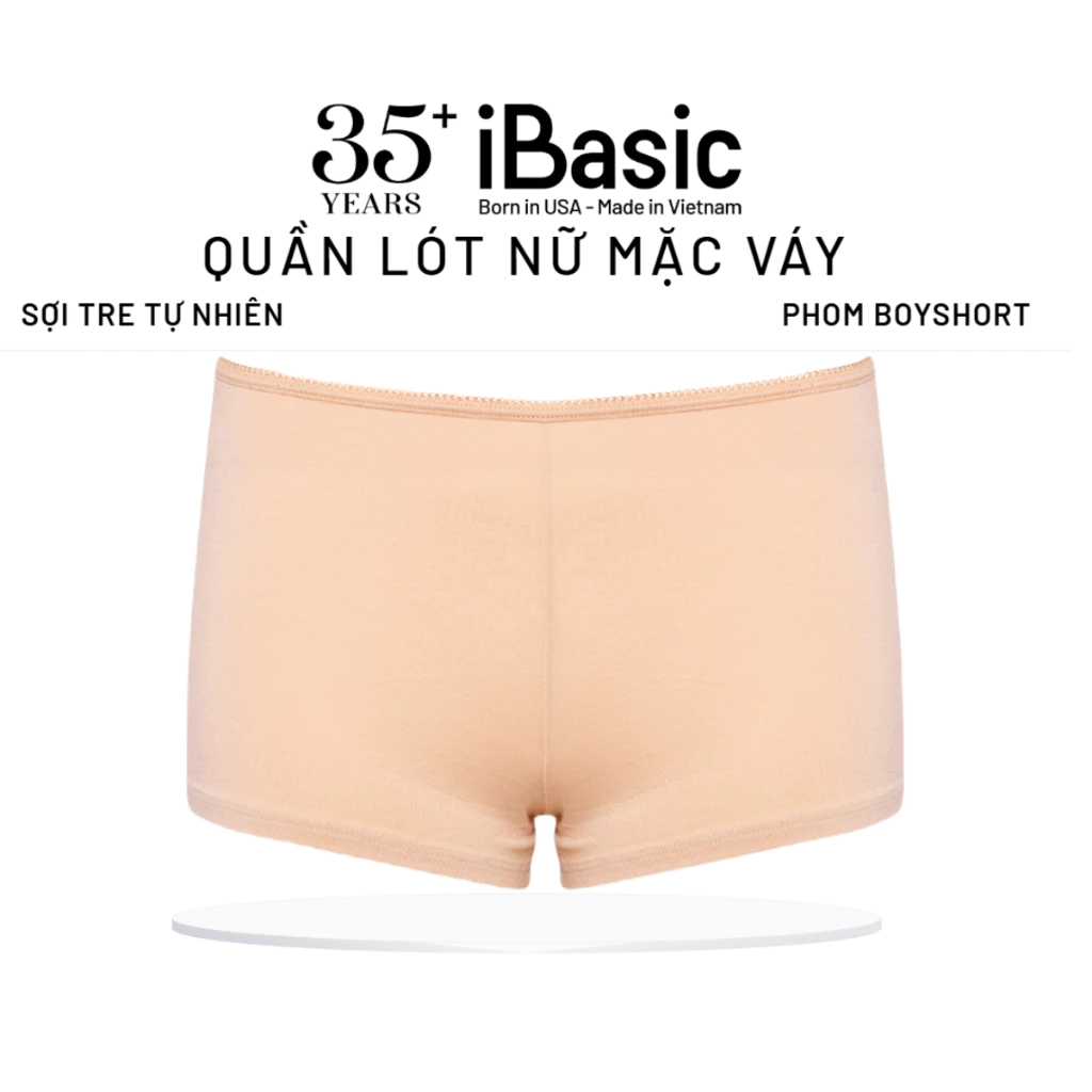 Quần lót nữ iBasic bamboo kháng khuẩn trơn mặc váy V107
