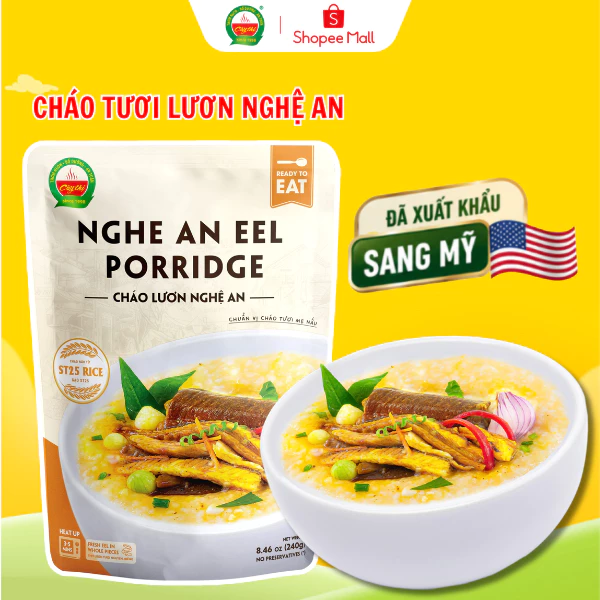 Cháo Tươi Đặc Sản Vùng Miền Lươn Nghệ An 240G - Cây Thị