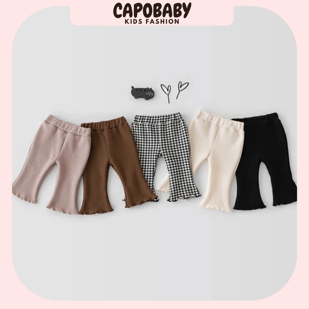 [Combo 2]Quần dài ống loe phiên bản hàn Quốc, quần âu kiểu tây quần cotton trẻ em mặc chống muỗi [BB09]
