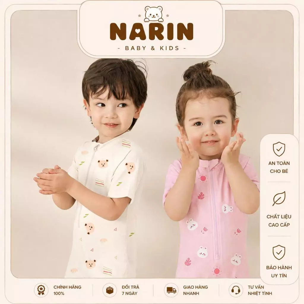 Bộ Đồ Bơi Liền Thân Monona Cho Bé Đi Biển Hoạ Tiết Hàn Quốc Màu Sắc Đáng Yêu Không Gây Cộm MNN080