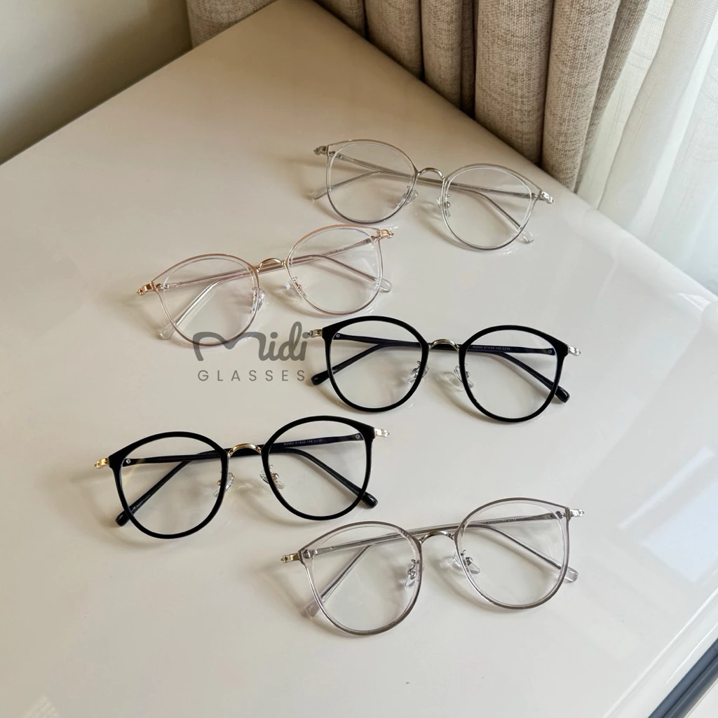 KÍNH TRÒN BẦU Midiglasses chất liệu kim loại bọc nhựa chắc chắn (2053)