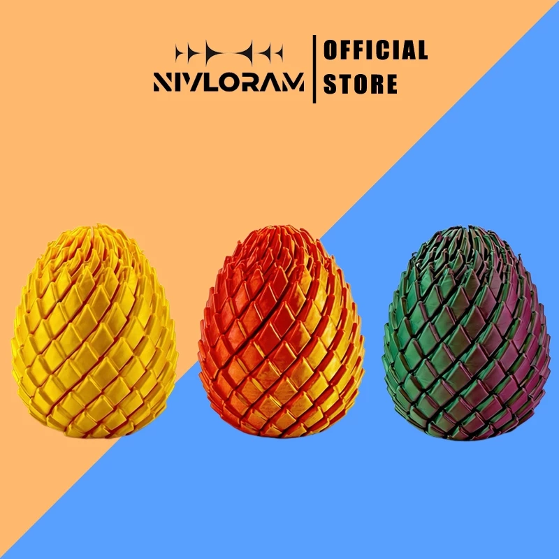 Đồ Chơi Giảm Stress Trứng Rồng In 3D Biến Hình Fidget Toys,Nén Trứng Rồng Cho Trẻ Em Quà Tặng