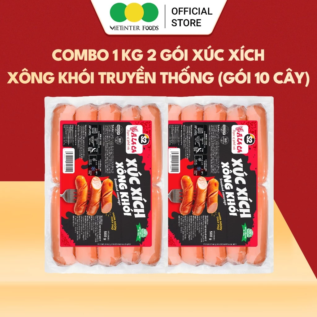 Xúc Xích Xông Khói Alaca Vietinter Foods
