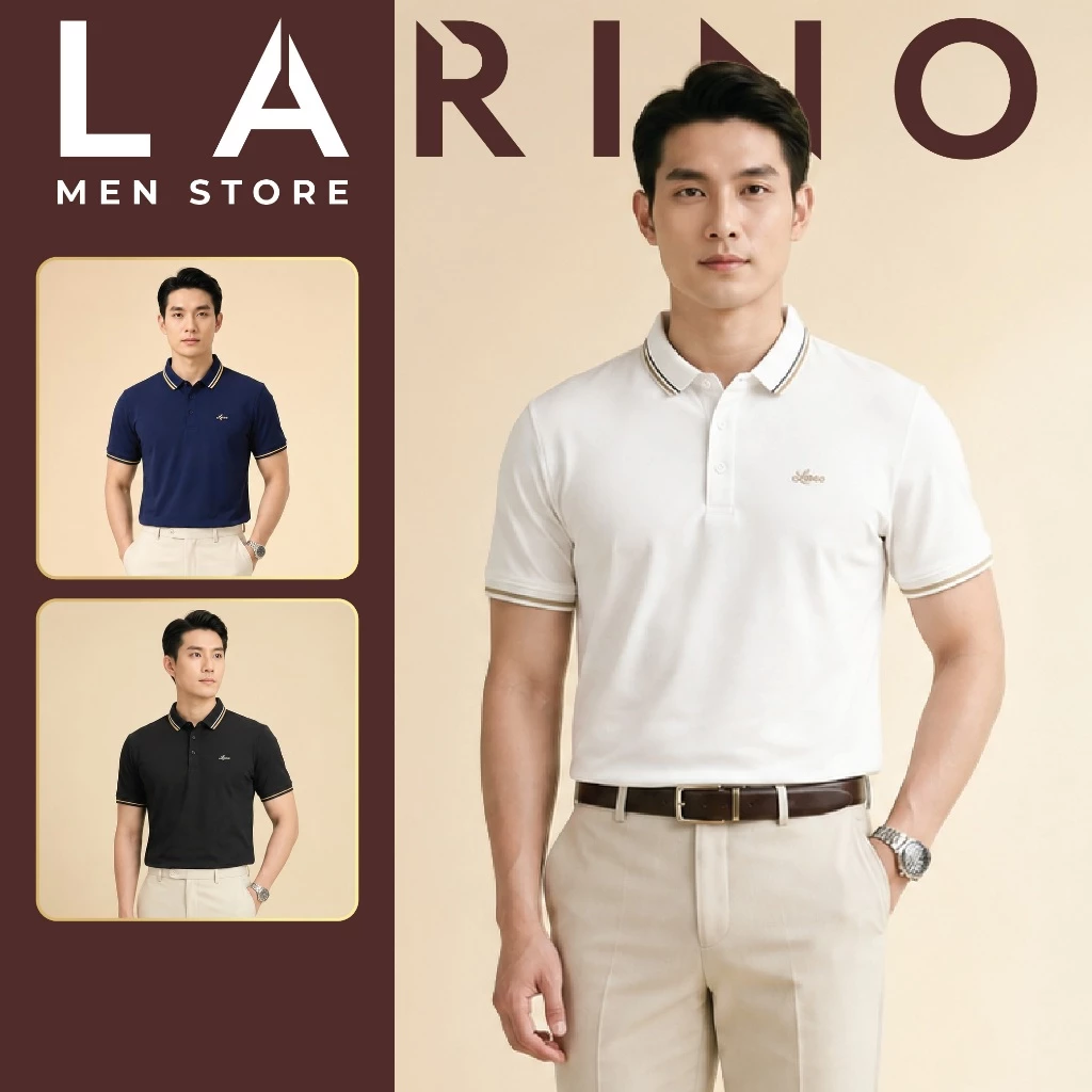 Áo Polo Nam Larino New Collection 2026 Phong Cách Năng Động Co Giãn Tốt Thoáng Mát Mềm Mại Cả Ngày